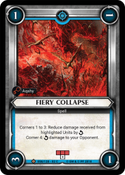 Fiery Collapse - Foil
